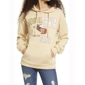 Nordstrom Vinyl Icons Joshua Tree Cali S Sweatshirt Hoodie Split Graphic NEW B48